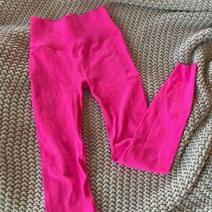 Fabletics Hot Pink Sculptknit Leggings
